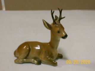 Hutschenreuther Porcelain Deer Figurine Exc Cond