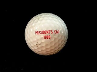 Rare Vintage Logo Golf Ball Presidents Cup 1986