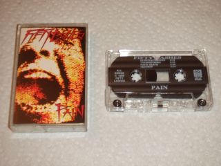 Nm,  1990 Very Rare Fifty Lashes Pain Demo Cassette Oakland Ca Thrash Metal Pmrc