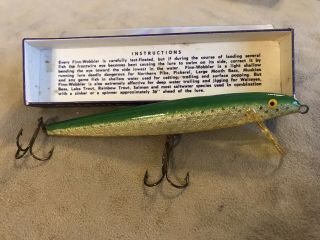 Rare Old Vintage Fishing Lure Finn Wobbler Hand Crafted Early Rapala