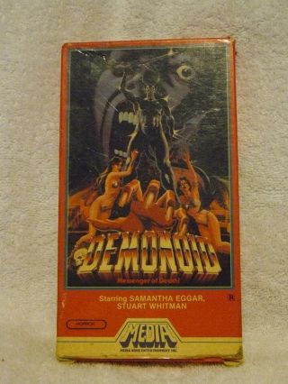 Demonoid Messenger Of Death (1981) Vhs Rare Oop Horror