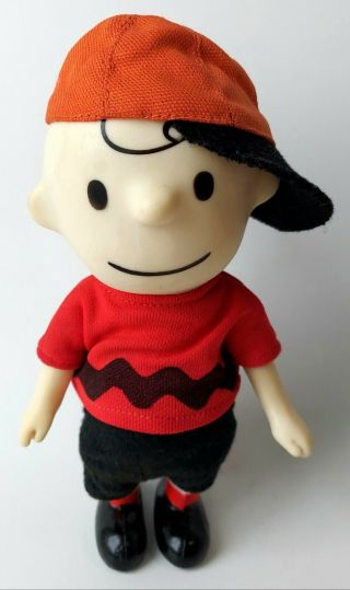 Rare Vintage 1966 United Features Syndicate Peanuts Charlie Brown Red Shirt Doll