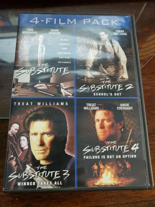 The Substitute 4 Film Pack (dvd 2010) Rare Oop Classic