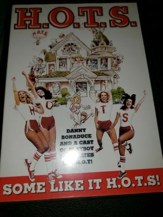 H.  O.  T.  S.  Dvd Rare Oop 1979 Hots Danny Bonaduce Topless Playboy Centerfolds