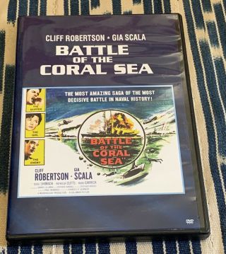 Battle Of The Coral Sea Dvd 1959 Rare