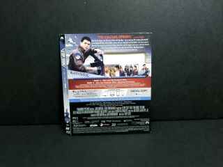 Top Gun 3D Lenticular Blu - ray Slipcover ONLY.  OOP and Rare.  No Discs or Case 2