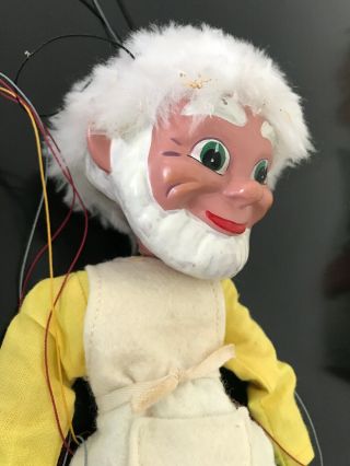 Vintage Pelham Rare Old Man Marionette String Puppet 10 