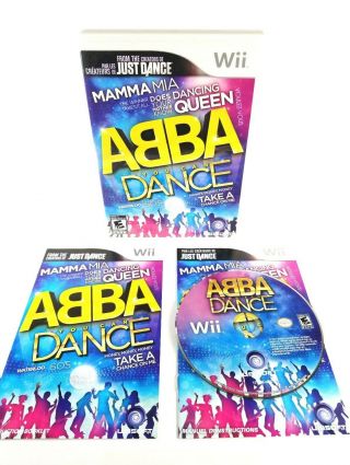 Abba You Can Dance (nintendo Wii,  2011) Ubisoft,  Rare,  Complete,  Cib