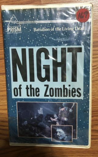 Night Of The Zombies Ii 1981 Vhs Jamie Gillis Rare Horror Clamshell Prism