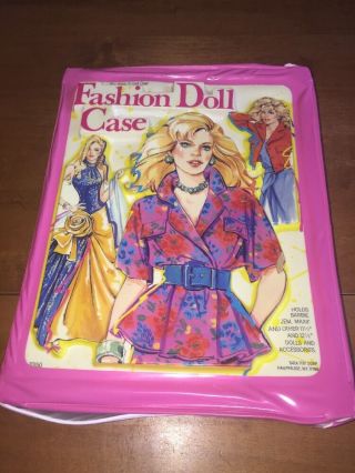 Vintage 1980s Barbie,  Jem & Maxie 3d Fashion Doll Case By Tara Toy Corp