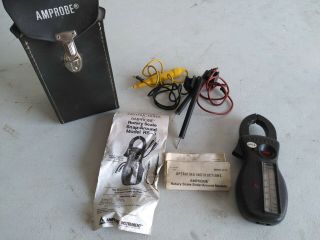 Vintage Amprobe Clamp Meter In Leather Case - With Leads