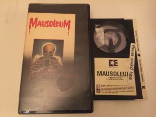 Mausoleum Beta Rare Horror Cult 1983 Slasher Bobbie Bresee Embassy Video Vhs Box