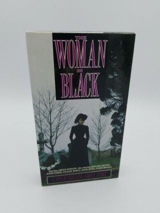 The Woman In Black Vhs Bfs 1989 Rare Oop Horror Gothic Htf