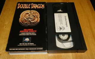 Double Dragon (vhs,  1995) Robert Patrick Action Rare Demo Tape Screener Promo