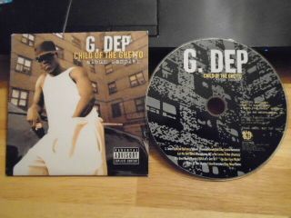 Rare Promo G - Dep Cd Child Of The Ghetto Smplr Rap Puff Daddy Rakim Notorious Big