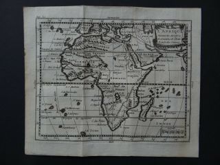 1769 Buffier Atlas Map Africa - L 