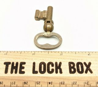 Antique Folding Brass Pocket Door Key Old Hinged Door Key