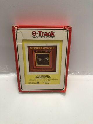 Steppenwolf 16 Greatest Hits Rare 8 Track Tape