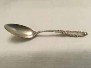 Antique J E Caldwell Sterling Silver Table Spoon Engraved Stella - 6.  75 " Long