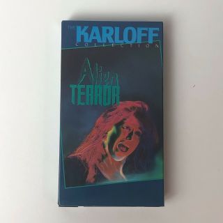 Alien Terror Vhs Sci - Fi Horror Boris Karloff - Rare