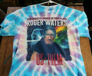 Rare Roger Waters Pink Floyd Tour Band T - Shirt Size Med Classic Rock Us,  Them