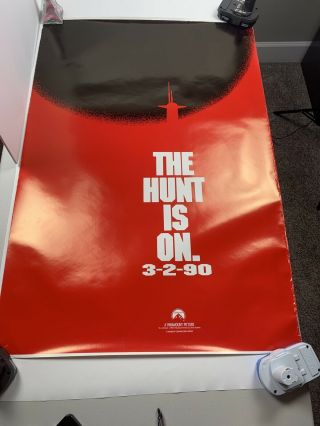 The Hunt For Red October Rolled Advance Movie Poster 1sheet Rare 27x40