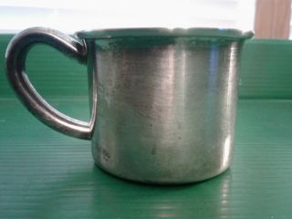Lunt Sterling Silver Youth/baby Cup Model Number 110 No Monogram 34 Grams
