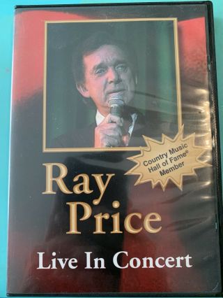 Ray Price Country Music Hall Of Fame Dvd Live In Concert Rare Oop Htf