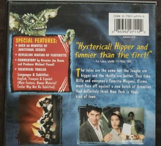 Gremlins 2: The Batch (DVD 2010 Widescreen) 1990 Phoebe Cates Rare HTF VGC 3