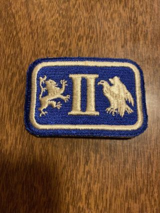 Rare Reversed Ww 2 Us Army 2nd Corps Patch