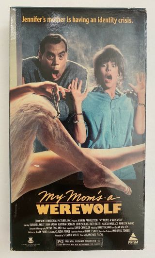My Mom’s A Werewolf (vhs 1989) Cult Classic Movie Htf Oop Rare Prism