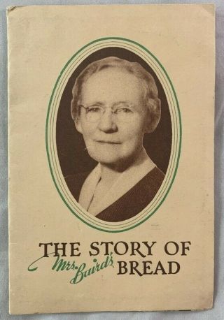 C1930s Rare Antique Booklet The Story Of Mrs Baird 
