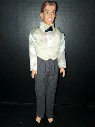 Vintage Dimitri Doll From 1997 Fox Anastasia 12 " Male Wedding Tuxedo Suit