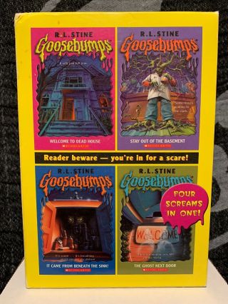 House Of Horrors Goosebumps Box Set by Stine,  R.  L.  Complete Rare 2