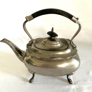Vintage Antique Sterling Silver Teapot Oval Shaped 9 X 4 1/2 X 8 1/2 “