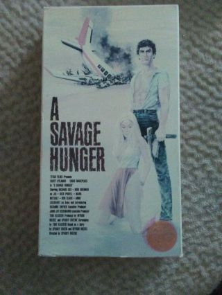 A Savage Hunger Vhs 1984 Vestron Video The Oasis Oop Rare Movie