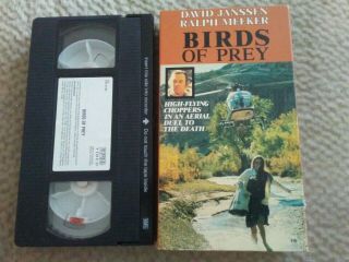 Birds Of Prey VHS 1988 Parade Video Starring David Janssen Ralph Meeker OOP Rare 2