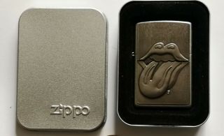 Rolling Stones - Heavyweight Tongue,  Logo - Zippo 2000 Official - Rare
