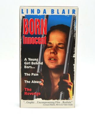 Rare Linda Blair Born Innocent Vhs Tape 1993 Uav/broadway Video Mature