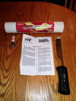 Rare Mak Magic Knife Thru Arm Magic Trick W/ Bloodeffect,  Directions And Box.