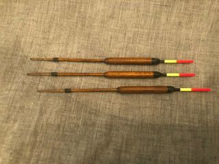 Set Of 3 Vintage Wood Pencil Bobbers
