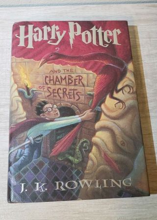 Rare Harry Potter And The Chamber Of Secrets Hc/dj True First Edition 1st Print