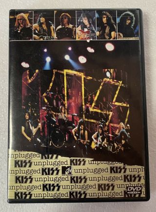 Mega Rare Kiss Dvd Mtv Live Unplugged All Regions Paul Stanley Gene Simmons 1996