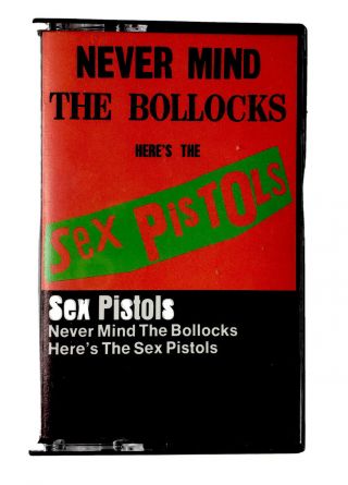 Sex Pistols - Never Mind The Bollocks Cassette Tape Punk Rock 1977 Rare