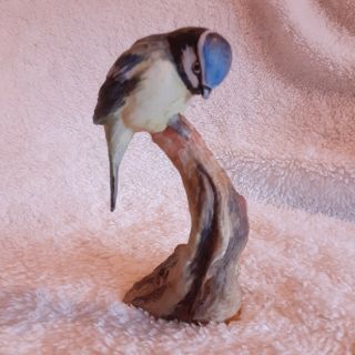Hand - Painted Porcelain Bird Figurine H.  Booth