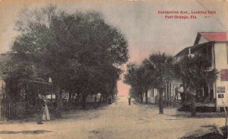 Fl - 1900’s Rare Florida Dunlawton Avenue Port Orange Fla - Daytona Volusia