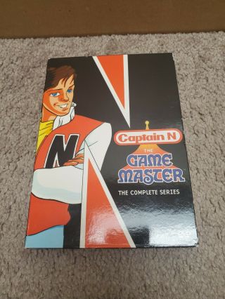 Captain N Game Master Complete Series Dvd 4 Disc Set 26 Rare Nintendo