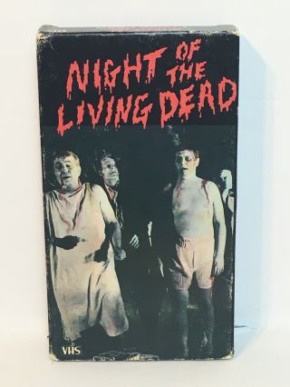 Night Of The Living Dead George Romero (1984) Vhs Video Rare