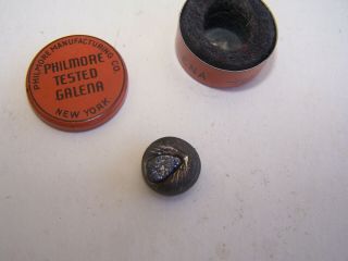 Rare Vintage Philmore Galena Crystal Detector Radio Part Tin Can Nos