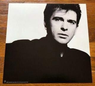 Peter Gabriel So Rare Promo 12 X 12 Poster Flat 1986